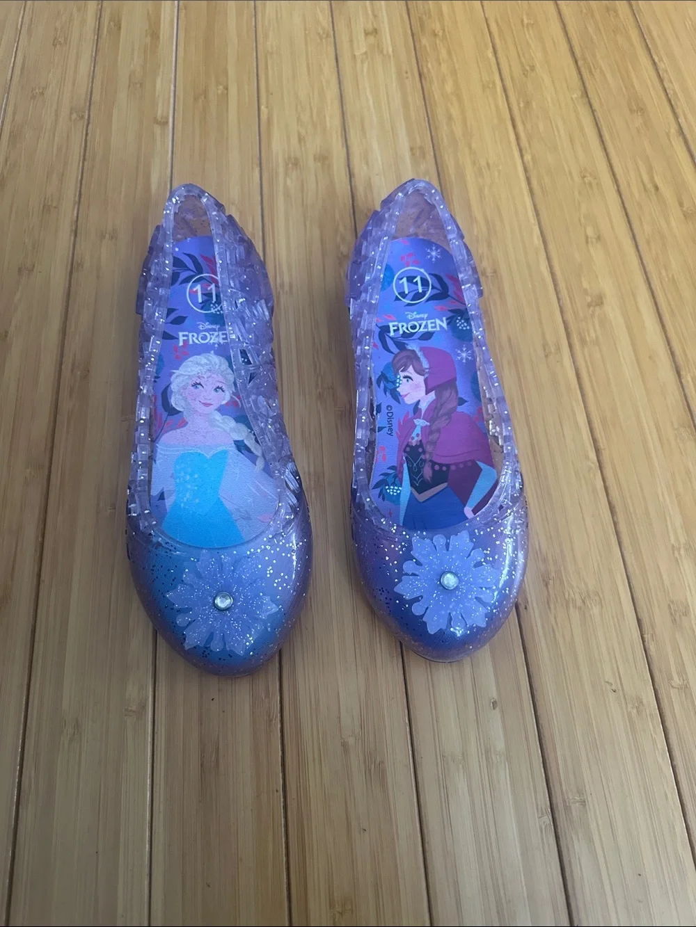 Disney Frozen Jelly Light Up Slide Sandals